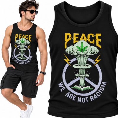 TANK TOP ŚMIESZNY CANNABIS GANK